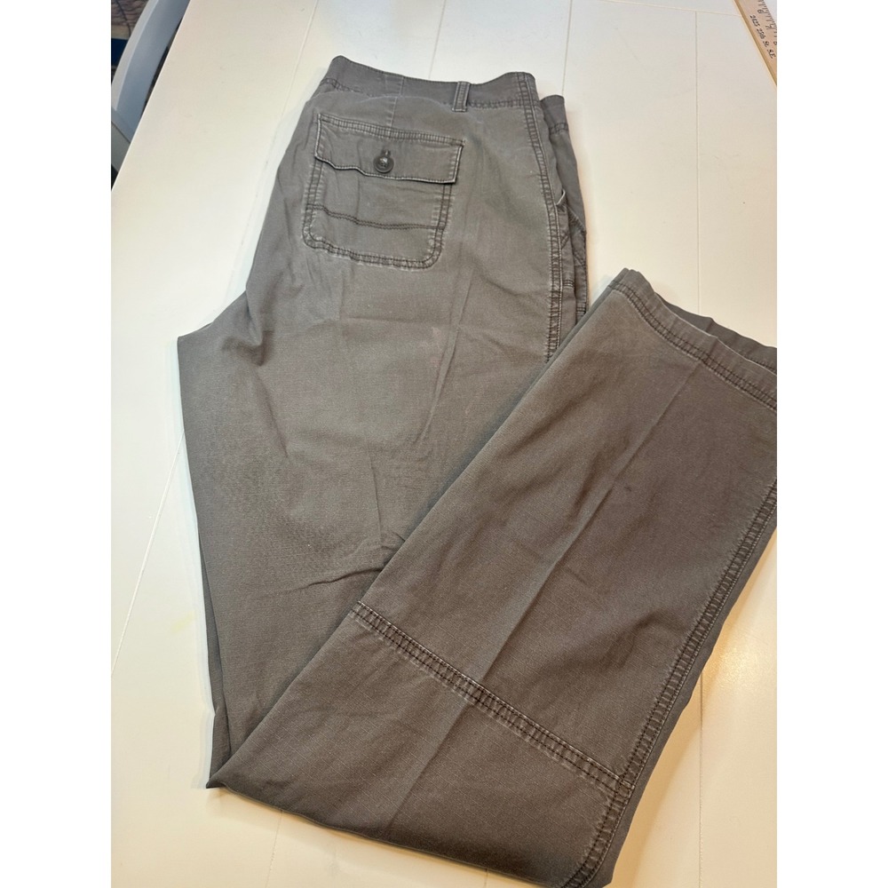 Eddie Bauer Ripstop Pants Womens 14T Grey Good Utility Gorpcore 22307912